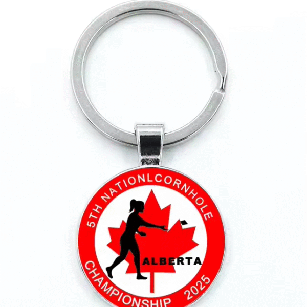 Cornhole Manitoba Keychain (Female)
